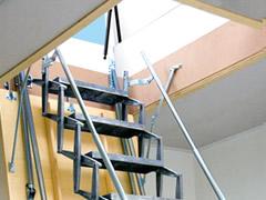 Scissor stairs - roof access with Gorter Scissor stairs - attic ladders 