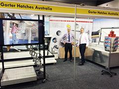 2014 Melbourne Design Build expo Gorter Hatches Australia Stand