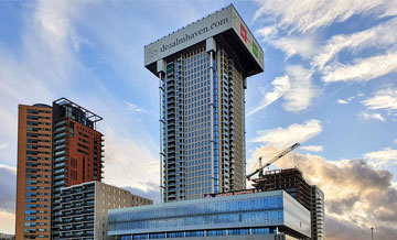 Dakluik op Maastoren in Rotterdam 