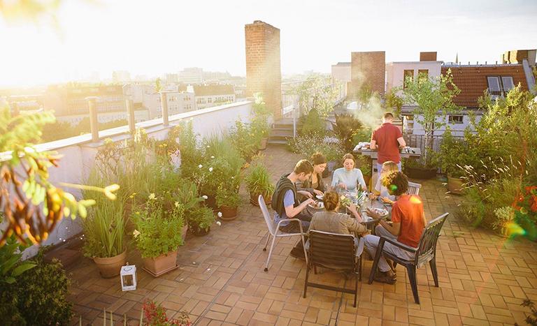 verglaste dachausstieg dachterrasse