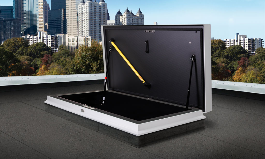 Gorter® roof hatch, from recycled materials - Black Edition