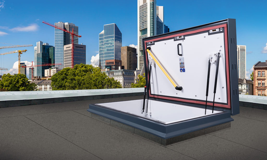 Découvrez l'accès au toit le plus sûr - avec 120 min. de résistance au feu !
