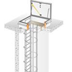 with fixed vertical ladder
