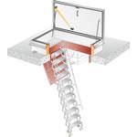 1000 x 1500 mm scissor stairs XL