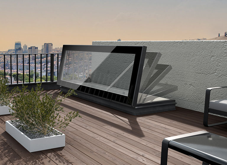 Üvegezett tetőkibúvó