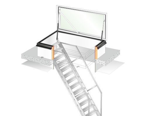 RHTG with fixed stairs