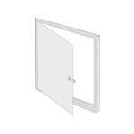 Wall- and ceiling door universal