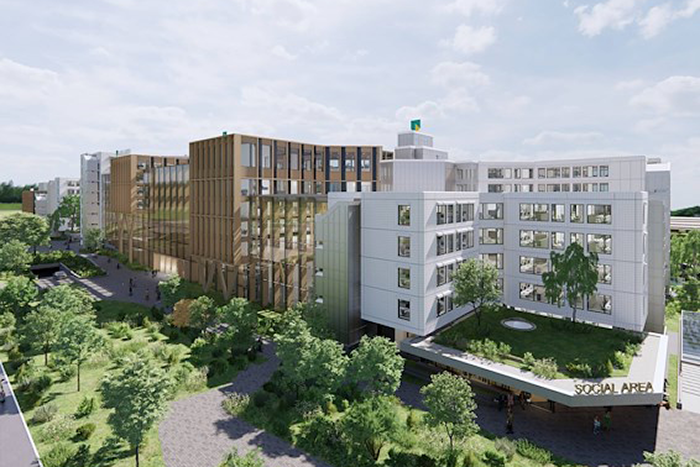 Vaste ladders ontworpen voor een verticale toegang