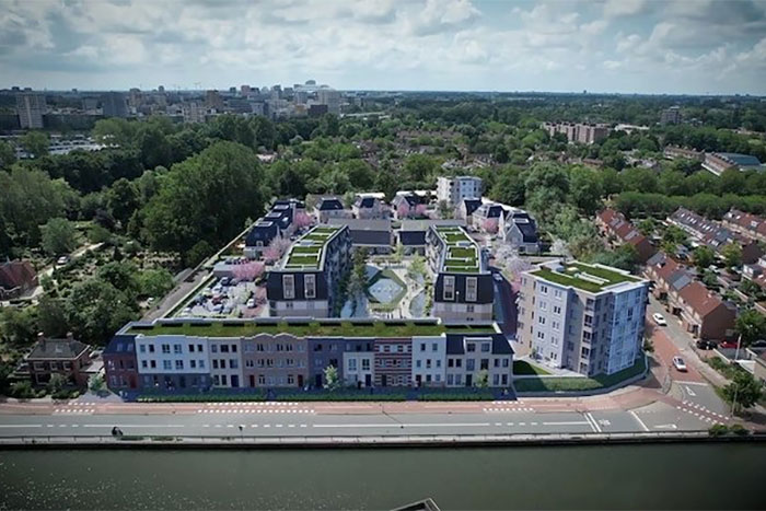 vijf schaartrappen voor hof van saan 