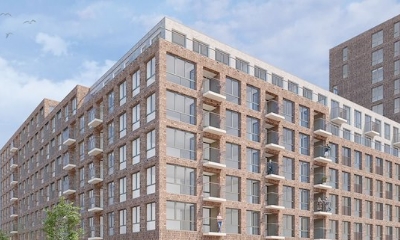 Een appartementencomplex met een Gorter dakluik