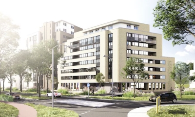 107 appartementen in Lelystad met 4 brandwerende wandluiken en 3 dakluiken van Gorter 