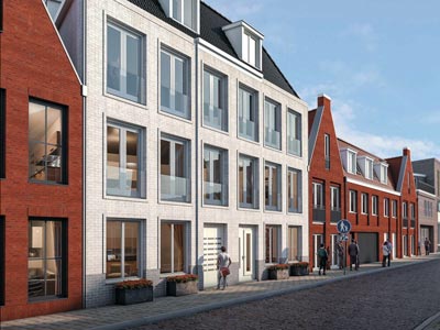 Koop appartementen De Gruyter vooraanzicht