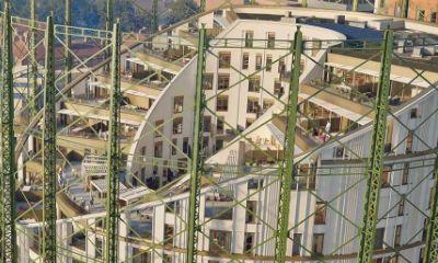 The Oval Village with a Gorter fire-rated roof hatch 