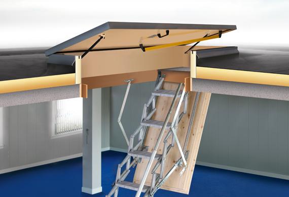 Dachausstieg für Flachdach