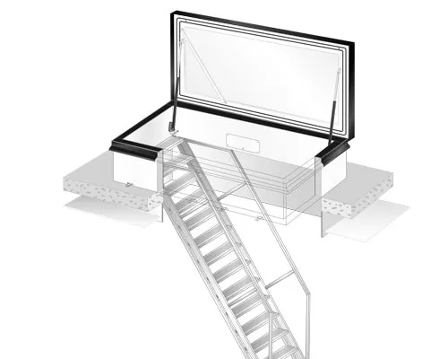 RHTG avec escalier fixe