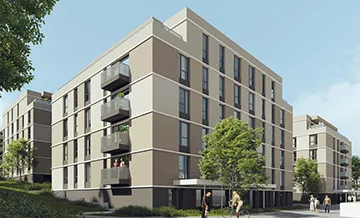 Neubau von 4 Mehrfamilienhäusern