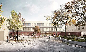 Neubau einer Grundschule mit Haus für Kinder