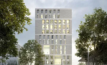 Neubau Hochpunkt und Parkhaus
