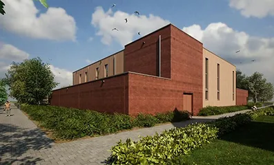 Gorter RHT-dakluik voor de Femke Bol sporthal in Amersfoort