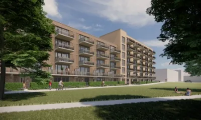 Nieuwbouwproject Schelde Buren in Bergen op Zoom met twee dakluiken in combinatie met twee schaartrappen