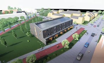 Appartementen worden voorzien van een Gorter dakluik
