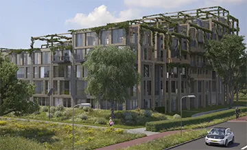 Drie dakluiken voor proeftuin Erasmusveld