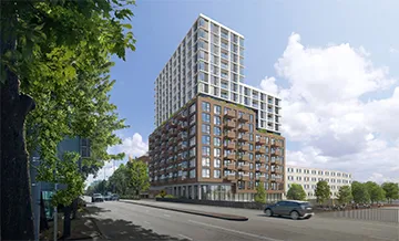 Dakluik op The Frame Building