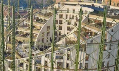 The Oval Village with a Gorter fire-rated roof hatch 