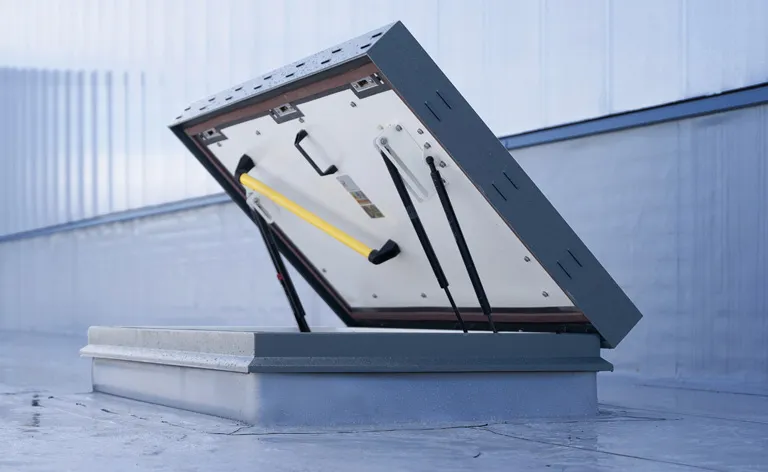Custom-size Fire rated roof hatch